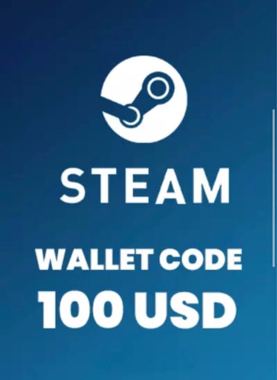 Steam Wallet Code USD 100 (US)