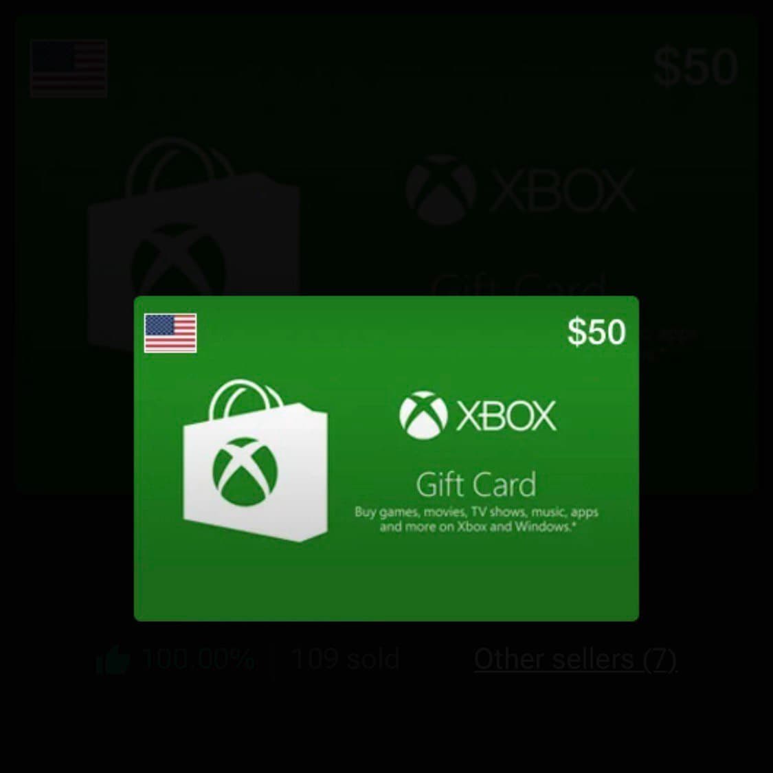 Xbox Live Gift Card USD 50 (US)