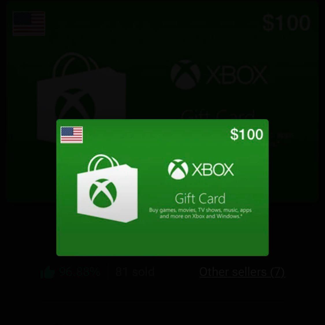 Xbox Live Gift Card USD 100 (US)