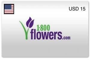 1-800-FLOWERS Gift Card USD 15 (US)