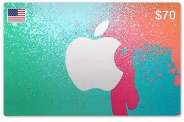 Apple Gift Card USD 70 (US)