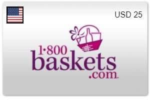 1-800-Baskets Gift Card USD 25 (US)