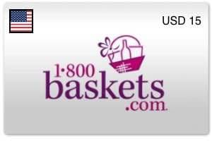 1-800-Baskets Gift Card USD 15 (US)