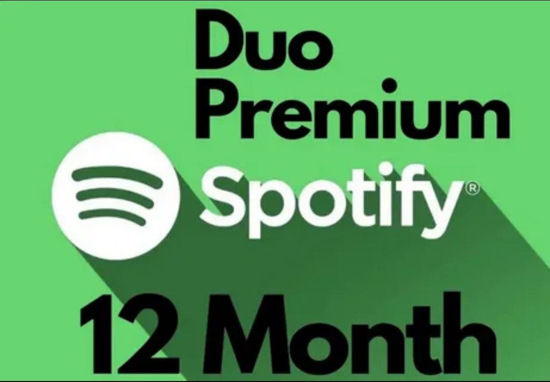Spotify Duo Premium 12 Months Subscription